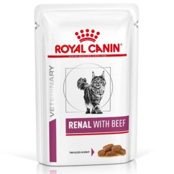 Royal Canin Renal Rind Feine Stückchen in Soße - Frischebeutel 