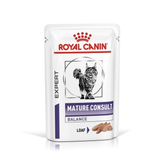 ROYAL CANIN Veterinary MATURE CONSULT BALANCE Mousse Nassfutter für Katzen 12 x 85 g 