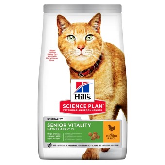 Hills Science Plan Senior Vitality Adult 7+ Katzenfutter 