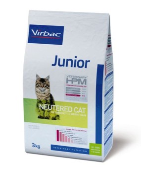Virbac Veterinary HPM Junior Neutered Cat 