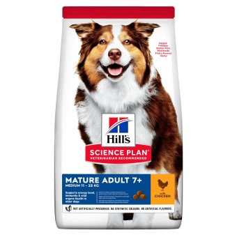 Hills Science Plan Hund Mature Adult 7+ Medium 