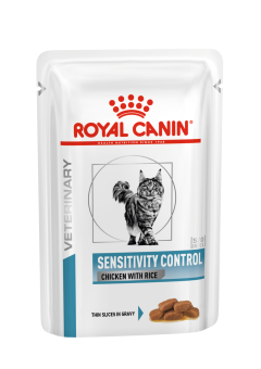 Royal Canin Sensitivity Control Huhn mit Reis Feine Stückchen in Soße 