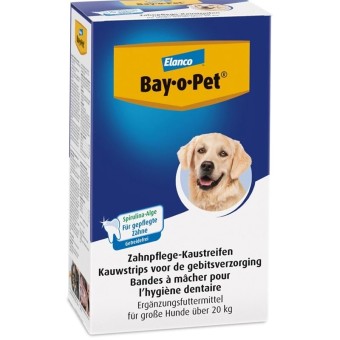 Bay-o-Pet Zahnpflege Kaustreifen für große Hunde 140 g (gr. Hd.)