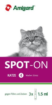 Amigard Spot-on 3er Packung Katze - 3 x 1,5ml