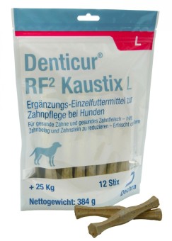 Denticur RF2 Kaustix L - 12 Stix für Hunde über 25 kg
