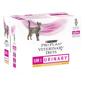 Purina PRO PLAN Veterinary Diets UR St/Ox Urinary Katze Frischebeutel 10x85g (Huhn)