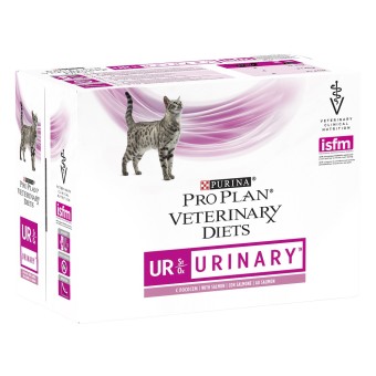 Purina PRO PLAN Veterinary Diets UR St/Ox Urinary Katze Frischebeutel Lachs 10 x 85g