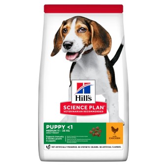Hills Science Plan Canine Medium Welpenfutter mit Huhn 2,5kg
