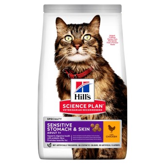 Hills Science Plan Feline Sensitive Stomach & Skin Adult 1,5kg