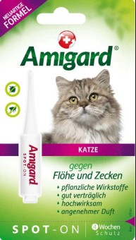 Amigard Spot-on Katze - 1 x 1,5ml