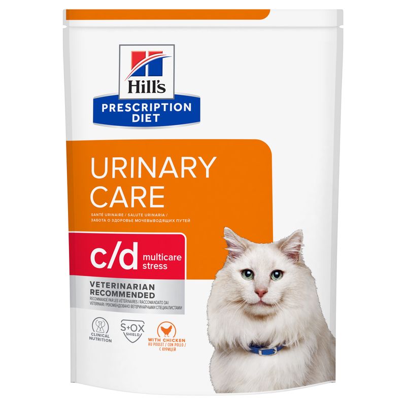 Hills Feline c/d Multicare Stress Huhn Trockenfutter 1,5 kg 
