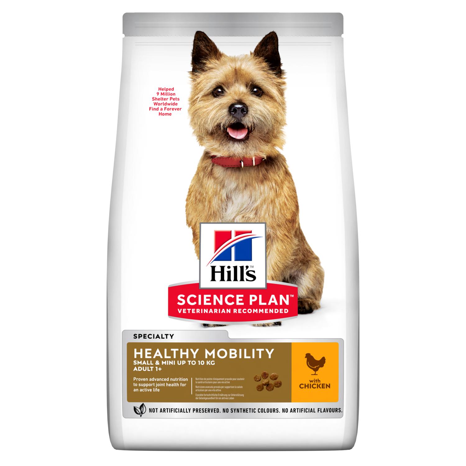 Hills Science Plan Healthy Mobility Small & Mini Adult Hundefutter 