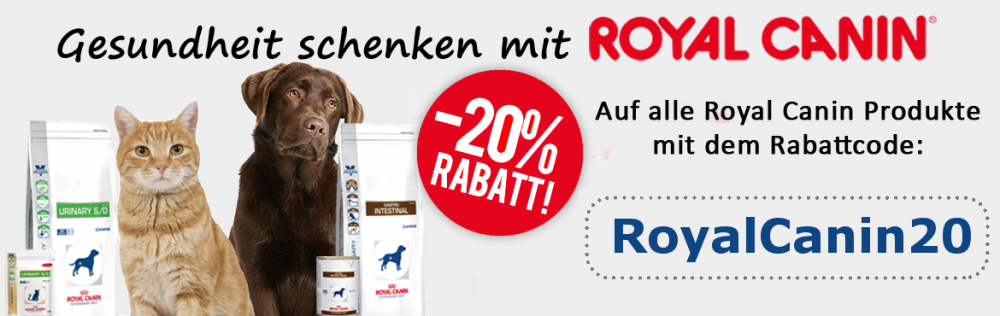 Royal Canin Herbst Aktion auf Tiershop.de - 20% Rabatt auf alle Royal Canin Produkte